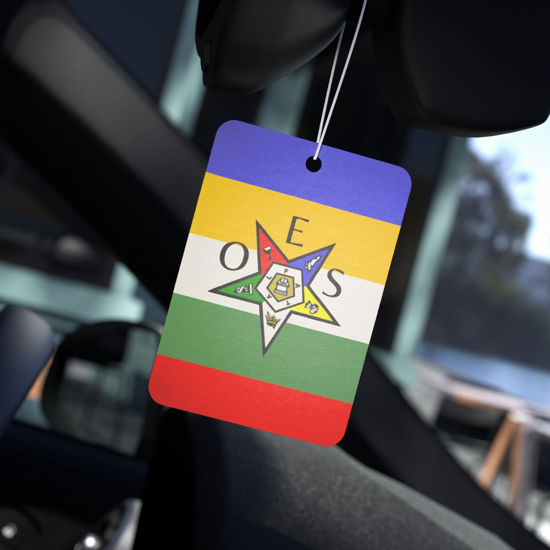 OES Car Air Freshener - Lasting Freshness with Colorful Style - Bricks Masons