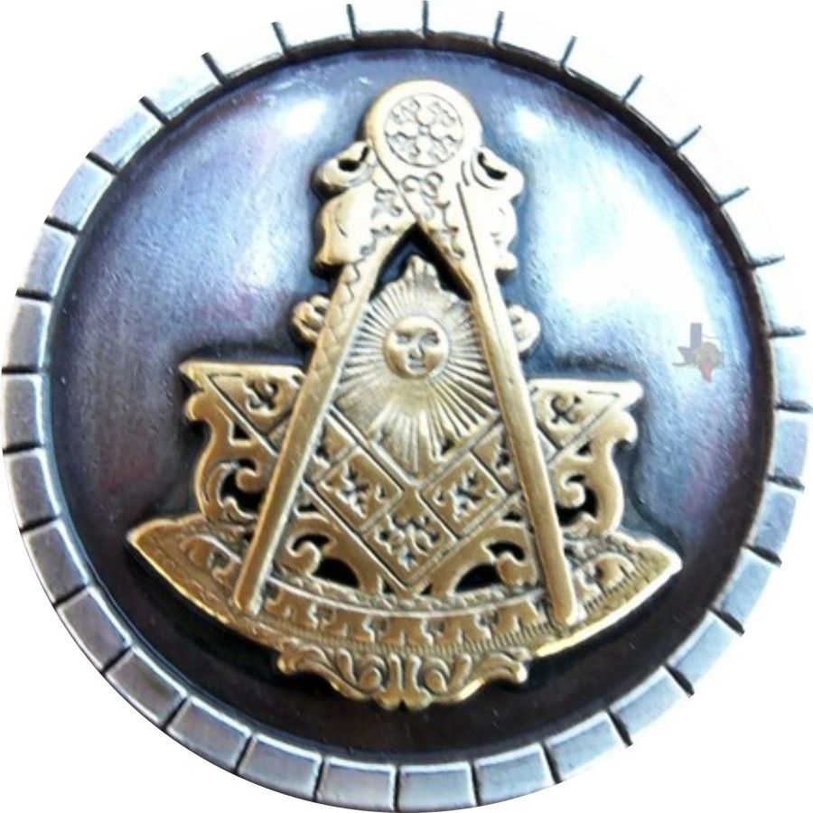 Past Master Blue Lodge Door Knob - Set of 6 - Bricks Masons