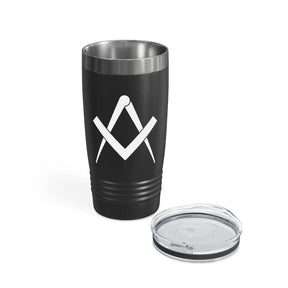 Master Mason Blue Lodge Ringneck Tumbler - Square & Compass 20oz