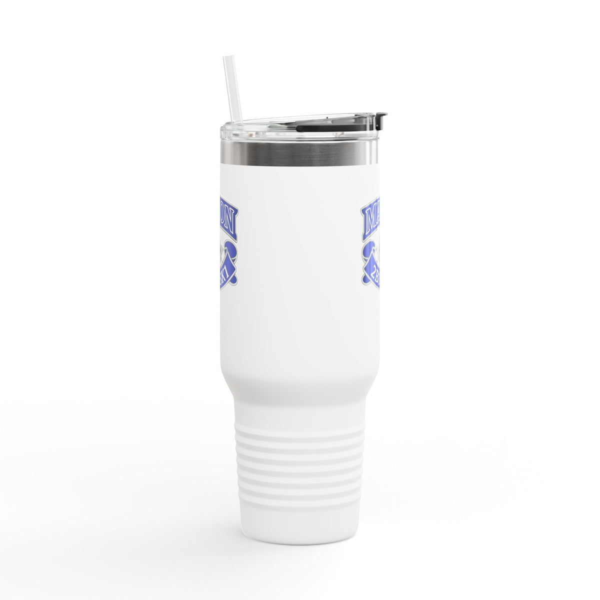 Master Mason Blue Lodge Ringneck Tumbler - 2B1 ASK1 mit Winkelmaß und Zirkel G