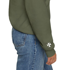 Order of Saint Lazarus Sweatshirt - Crewneck Classic Embroidery - Bricks Masons