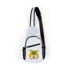 Daughters of Sphinx Crossbody Bag - White With Multiple Pockets - Bricks Masons