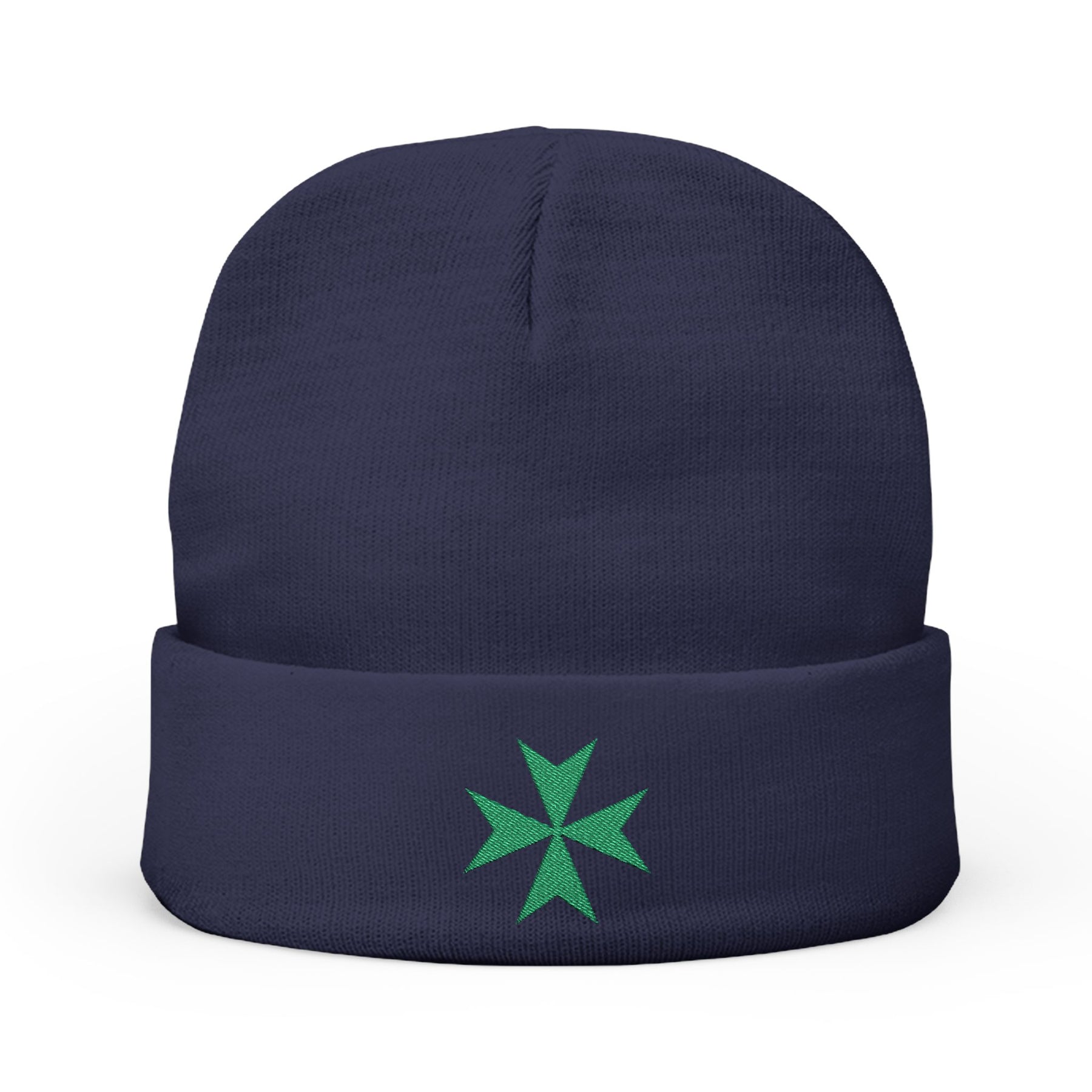 Order Of Saint Lazarus Beanie - Knit Embroidery Emblem - Bricks Masons