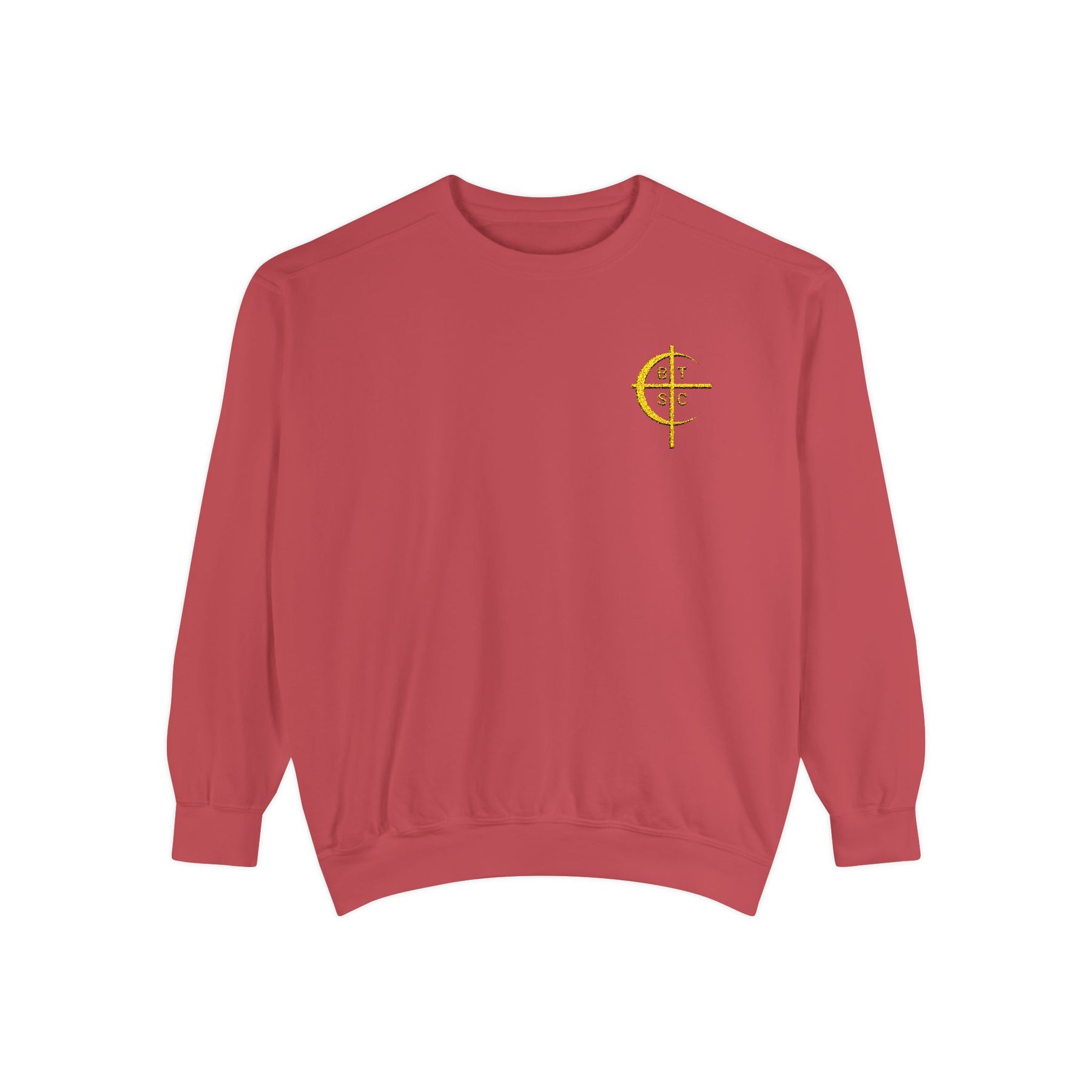 Council of Crusaders Sweatshirt - Embroidered Crusader Cross Chest Crest - Bricks Masons