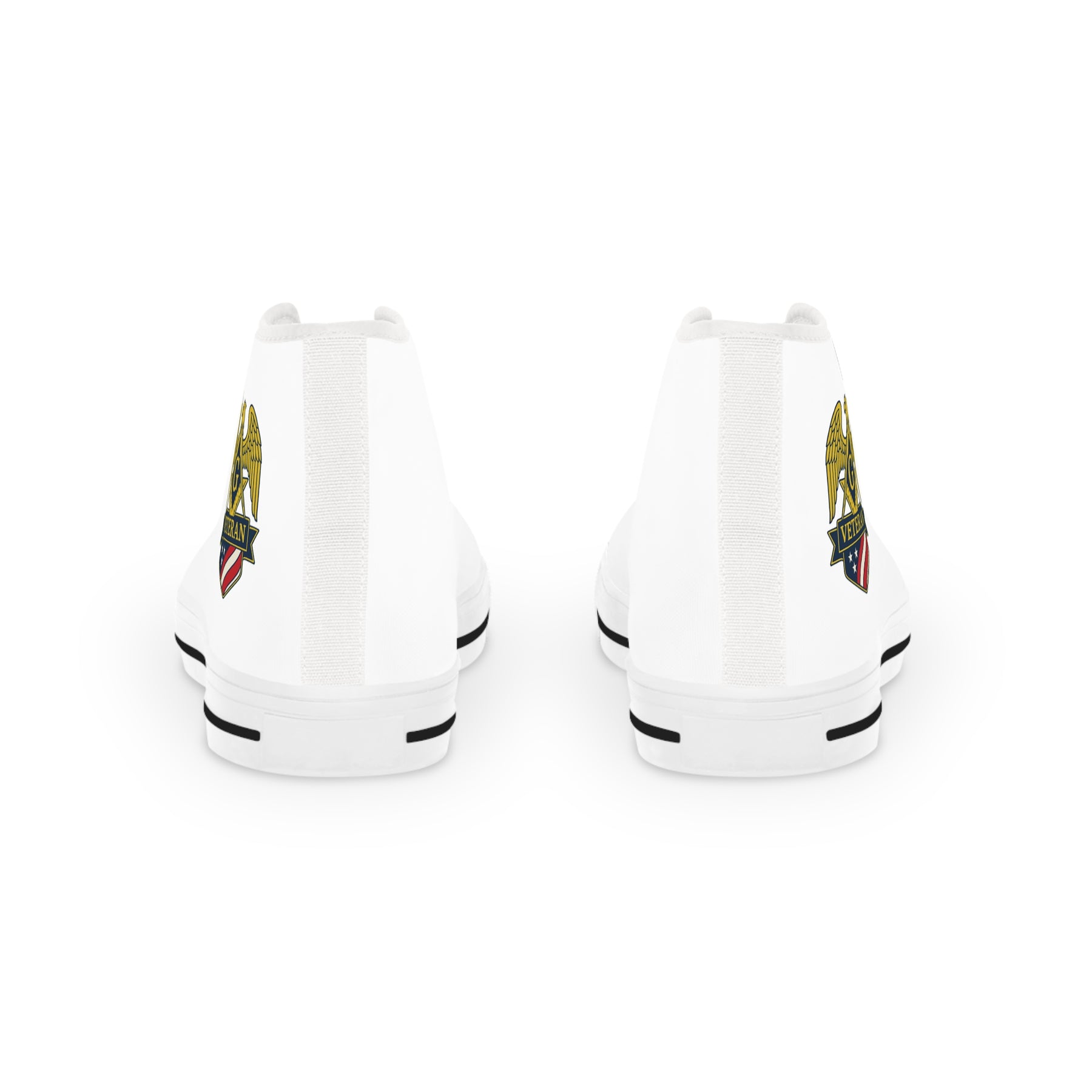 Master Mason Blue Lodge Sneaker - High Top Black & White Sole Veteran Mason - Bricks Masons