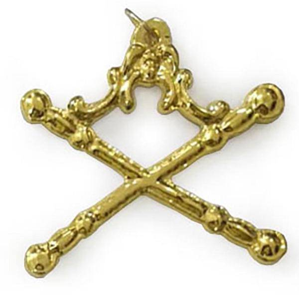 Marshal Blue Lodge Officer Collar Jewel - Gold Metal