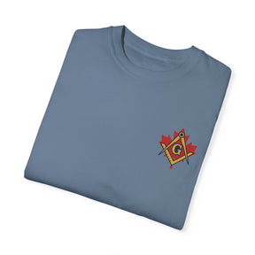 Master Mason Blue Lodge Canada Jurisdiction T-Shirt - Canada Mason Square & Compass G - Bricks Masons
