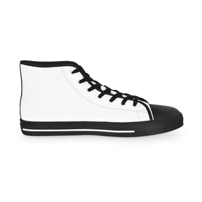 Royal Order of Scotland Sneaker - High Top Black & White Sole - Bricks Masons