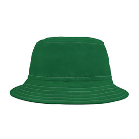 Allied Masonic Degrees Bucket Hat - Green with White Emblem & Stitching - Bricks Masons