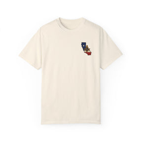 Master Mason Blue Lodge T-Shirt - Garment-Dyed California Mason - Bricks Masons