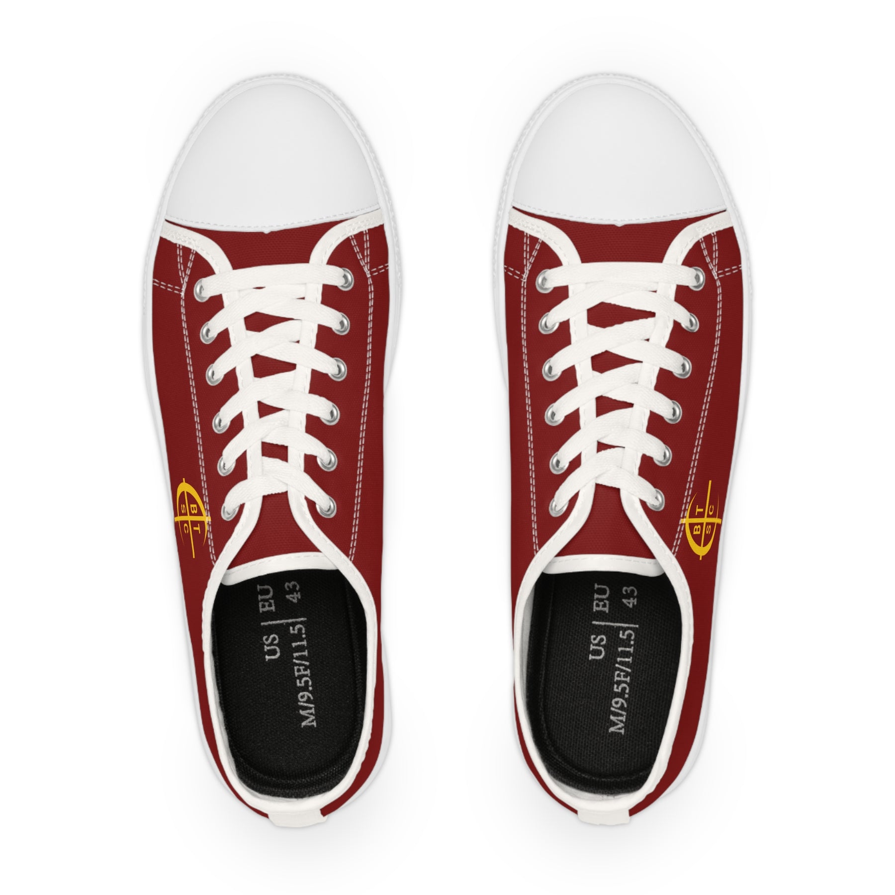 Council of Crusaders Sneaker - Low Top Sneaker Black & White - Bricks Masons