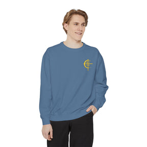 Council of Crusaders Sweatshirt - Embroidered Crusader Cross Chest Crest - Bricks Masons