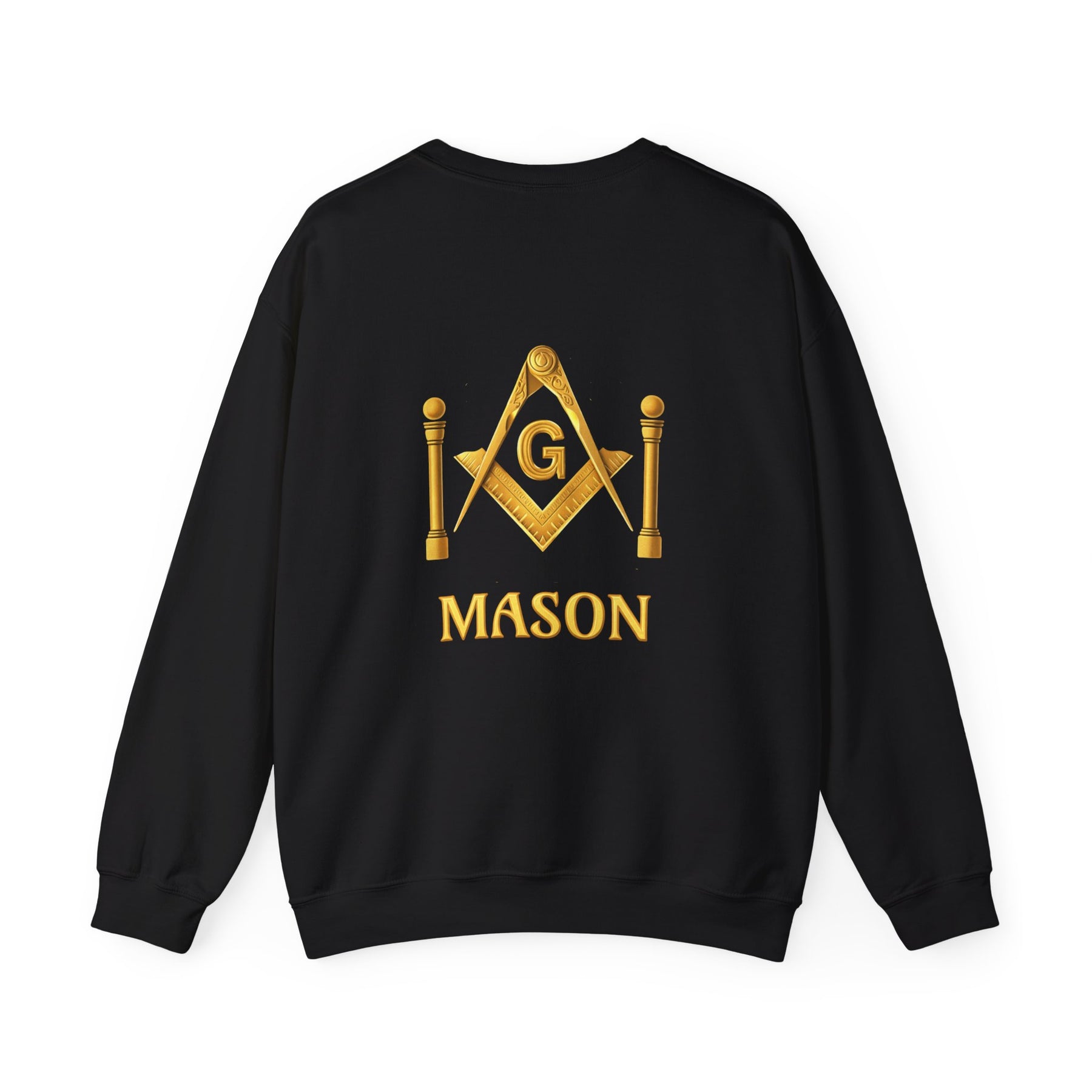 Master Mason Blue Lodge Sweatshirt - Mason S&amp;C G mit zwei Säulen