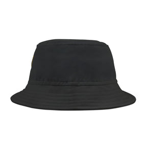 Master Mason Blue Lodge Bucket Hat - Black With S&C G Texas Mason - Bricks Masons
