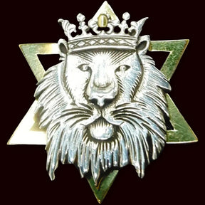 I said Leon Judah Rastafari Silver and Duble Gold 4 Cm Art 1341 - Bricks Masons