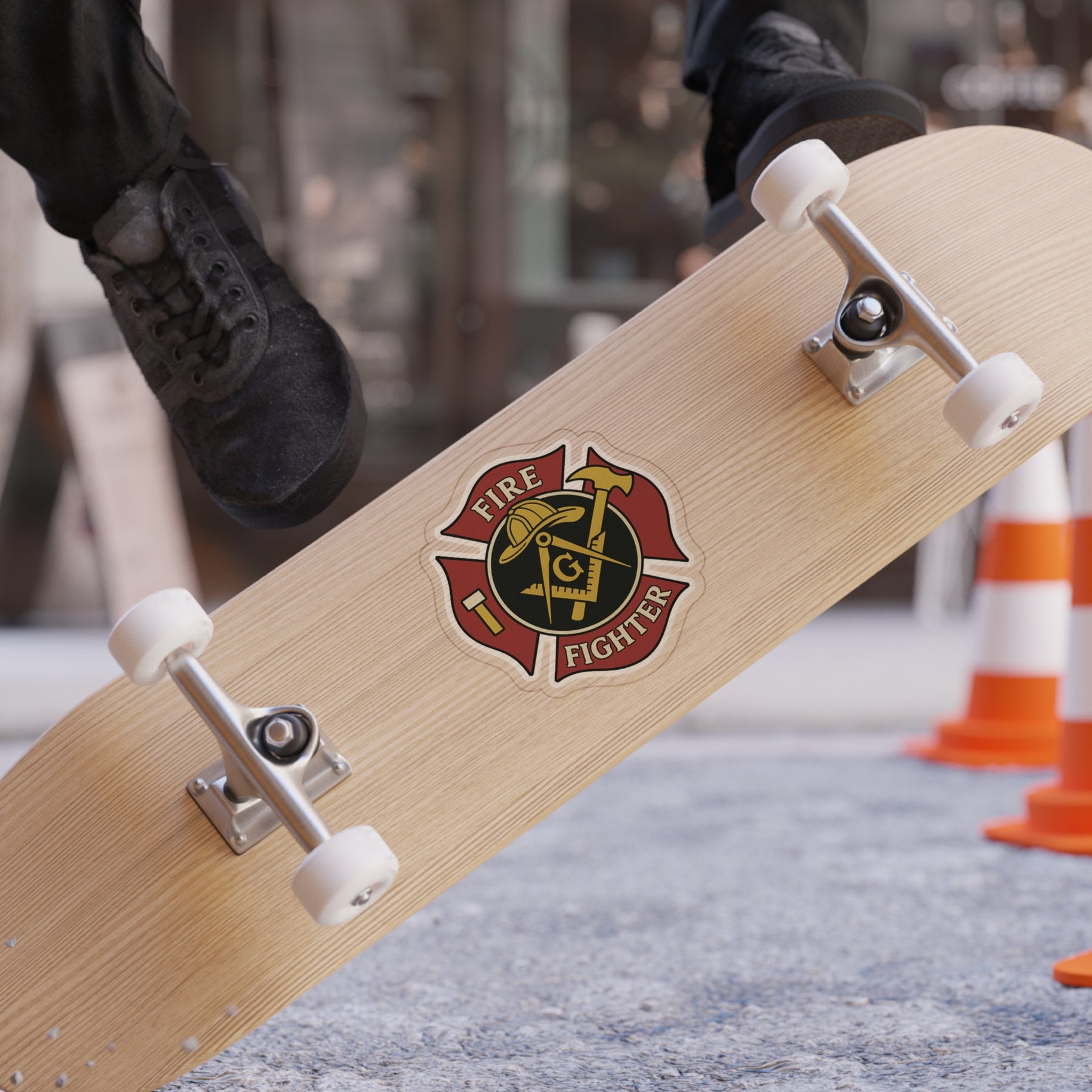 Master Mason Blue Lodge Sticker Decal - Outdoor Die-Cut - Bricks Masons