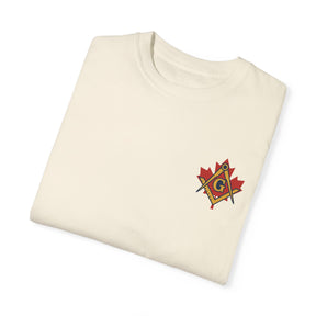 Master Mason Blue Lodge Canada Jurisdiction T-Shirt - Canada Mason Square & Compass G - Bricks Masons