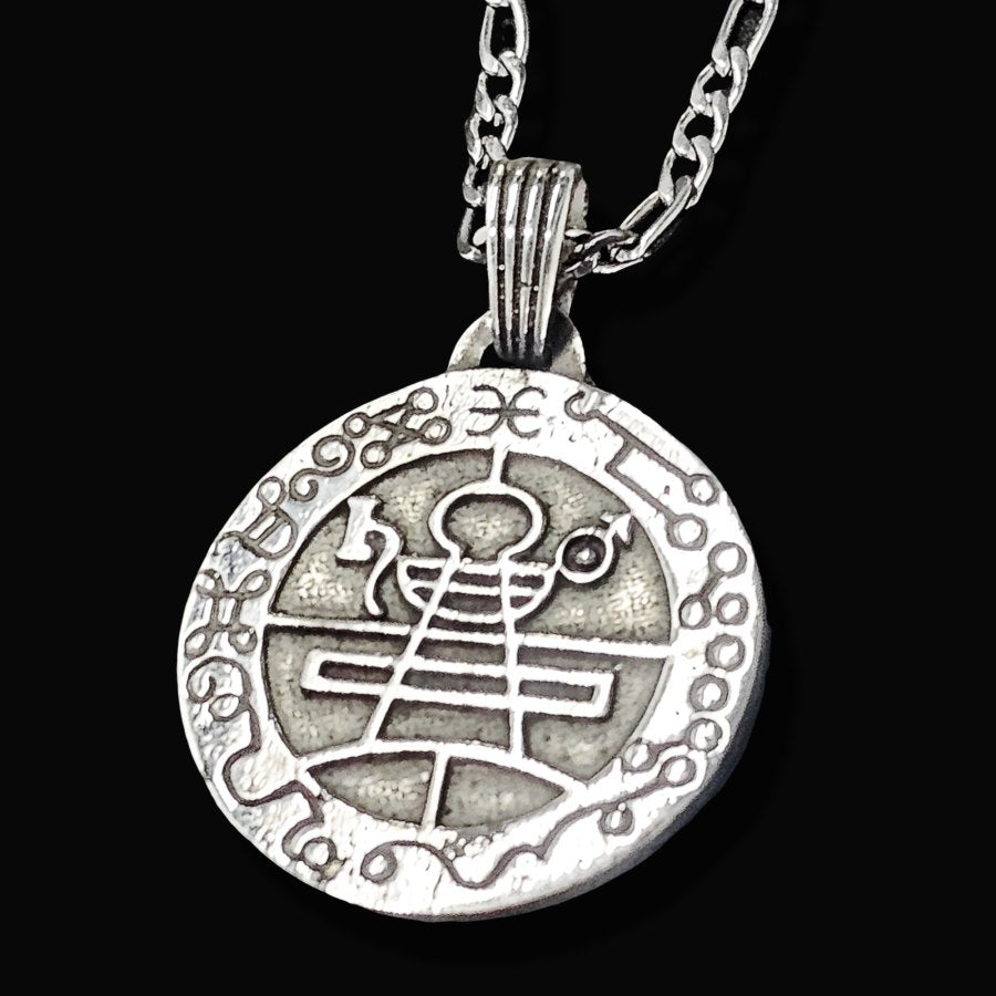 King Solomon's Secret Seal Pendant 3 cm 9.5 g in Silver Art 1431 - Bricks Masons