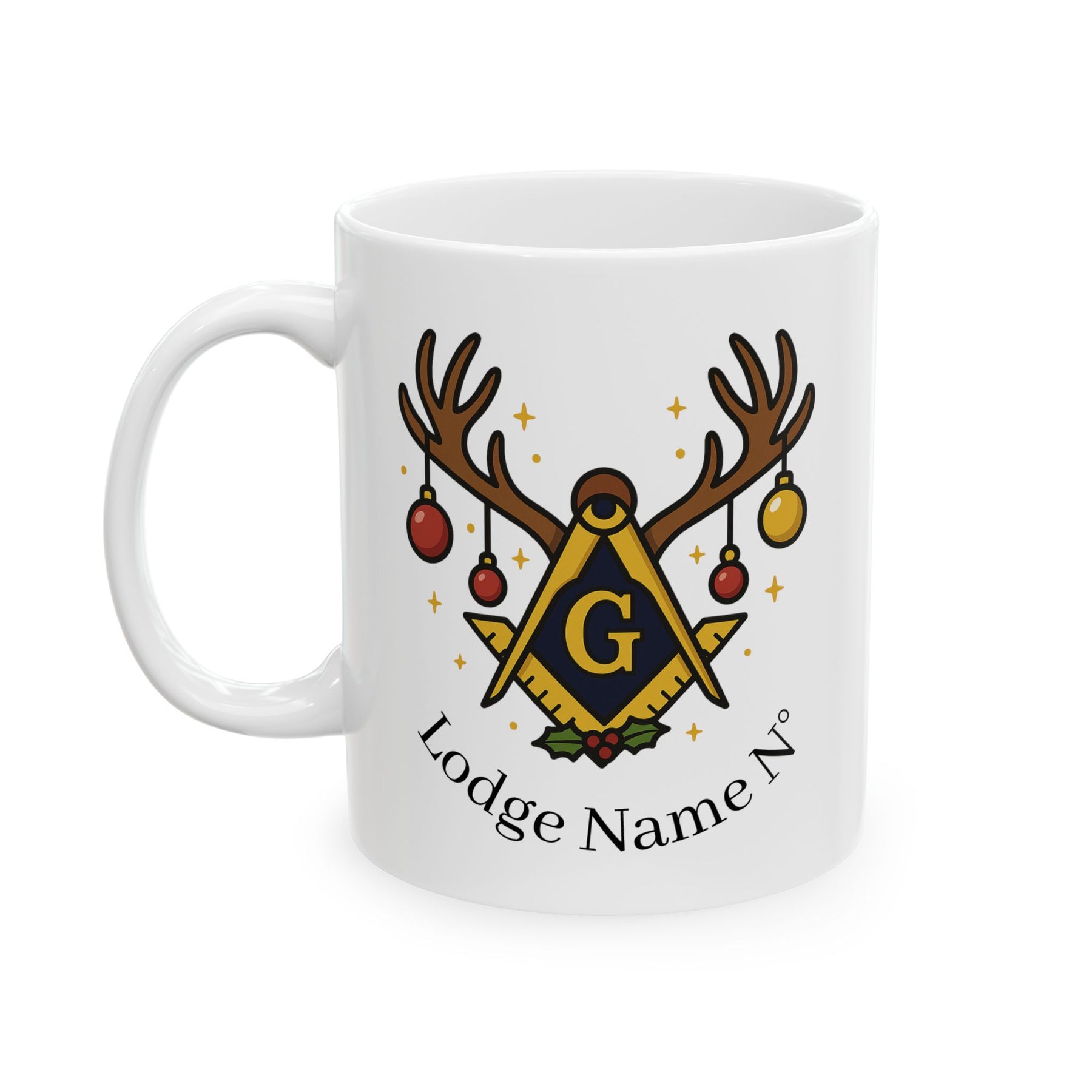 Master Mason Blue Lodge Mug - (11oz, 15oz) - Bricks Masons