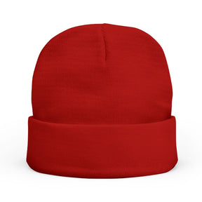 Master Mason Blue Lodge Canada Jurisdiction Beanie - Knit Embroidery Maple Leaf With S&C - Bricks Masons