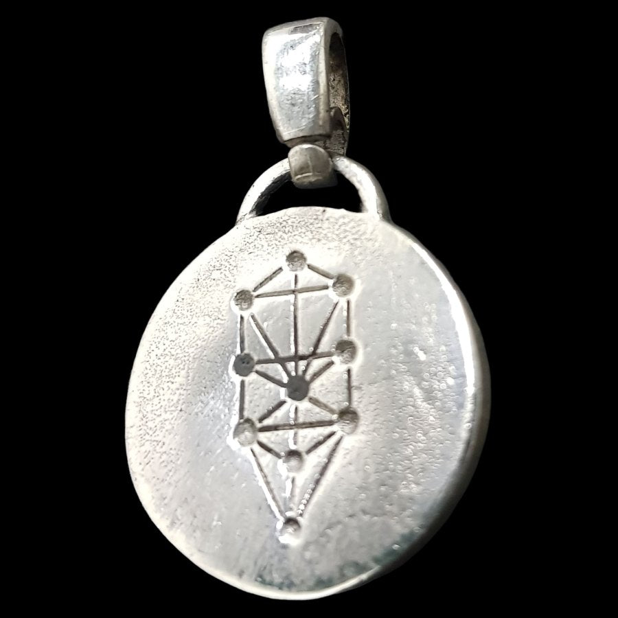I said Kabbalah SELF-ESTEEM Hei Hei Hei NAME OF GOD 41 HAHAHEL in Silver 2.5 Cm 9 Gr Art 1777 - Bricks Masons