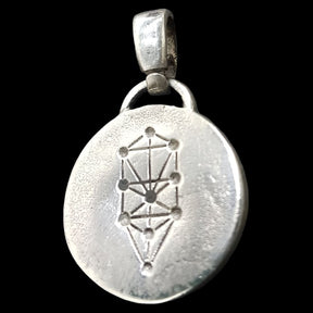 I said Kabbalah SILENT PARTNER Taf Resh Yud Name of God 27 YERATEL in Silver 2.5 Cm 9 Gr Art 1596 - Bricks Masons