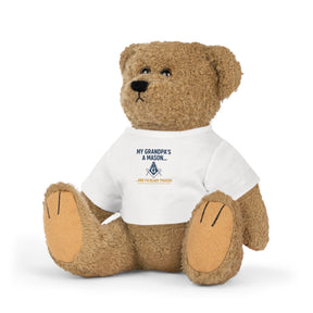Master Mason Blue Lodge Teddy Bear - Mason Grandpa 4 Plushies - Bricks Masons
