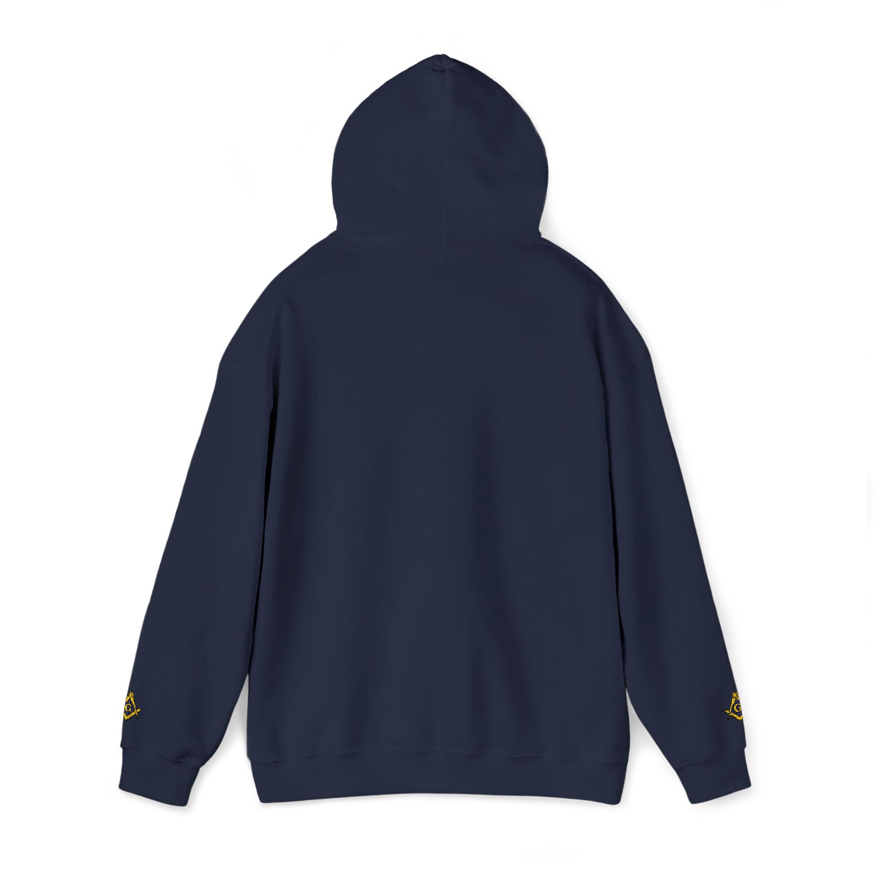 Master Mason Blue Lodge Hoodie - Soft Cotton Poly Blend Embroidered Detail - Bricks Masons
