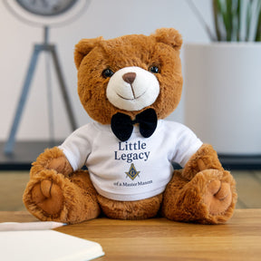 Master Mason Blue Lodge Teddy Bear - Little Legacy of A Master Mason Plushie - Bricks Masons