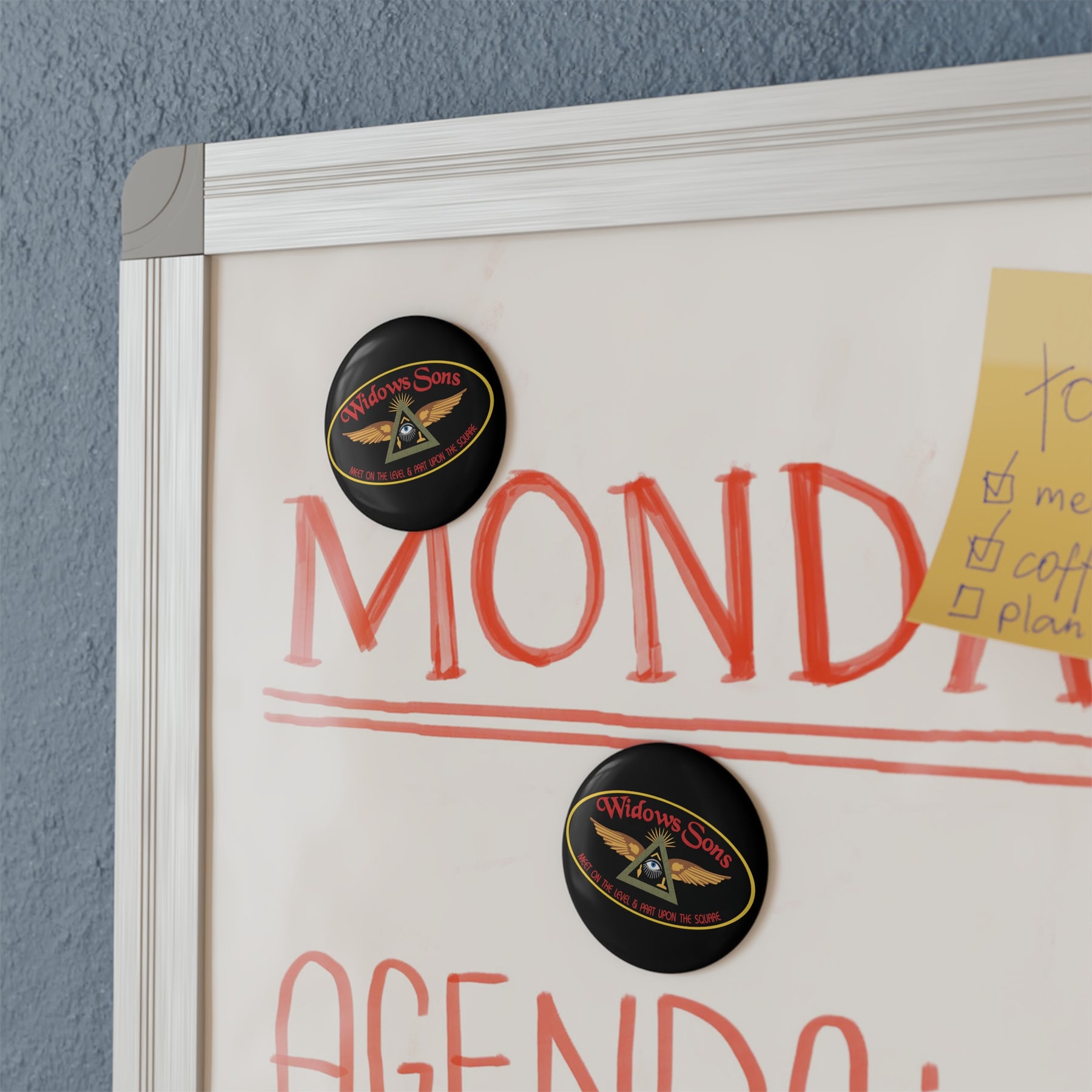 Widows Sons Magnet - Decorative Refrigerator - Bricks Masons