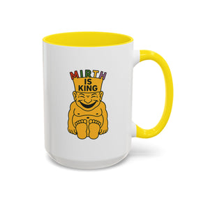Royal Order of Jesters Mug - Mirth Is King Coffee Mug 11 & 15oz - Bricks Masons