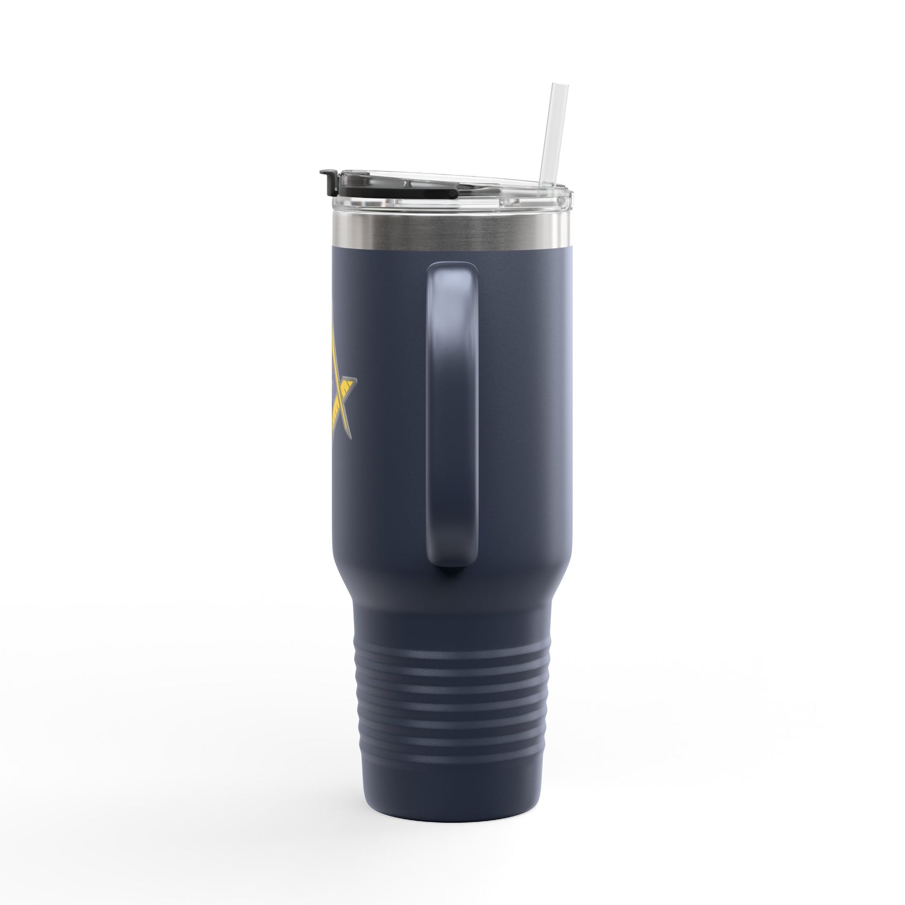 Master Mason Blue Lodge Ringneck Tumbler - Winkelmaß und Zirkel mit G