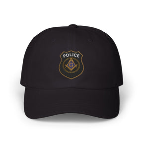 Master Mason Blue Lodge Baseball Cap - Embroidered Police Mason Dad Cap - Bricks Masons