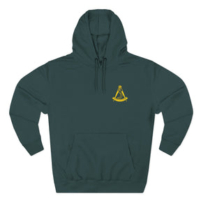 District Deputy Grand Master Blue Lodge Hoodie - Signature Front Emblem - Bricks Masons