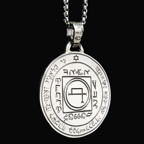 Solomon's Fifth Pentacle Pendant, consecrated to the Sun, Silver, 3 cm, 14 g, Art. 1733 - Bricks Masons