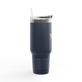 Master Mason Blue Lodge Ringneck Tumbler - Winkelmaß und Zirkel mit G
