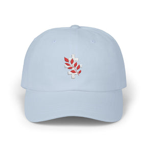 Red Branch of Eri Baseball Cap - Cotton red & White Emblem Various Colors - Bricks Masons