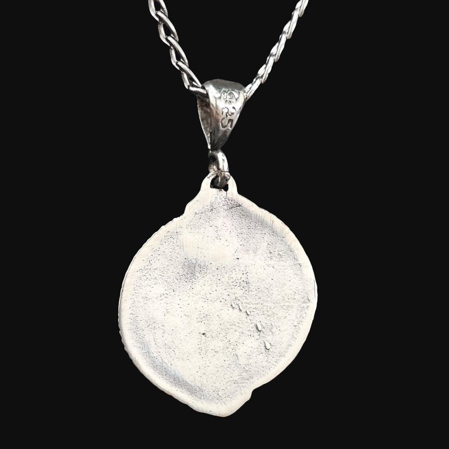King Solomon Kabbalah Seal Medal 2.2 cm 7 g Silver Art 176 - Bricks Masons