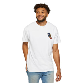 Master Mason Blue Lodge T-Shirt - Garment-Dyed California Mason - Bricks Masons