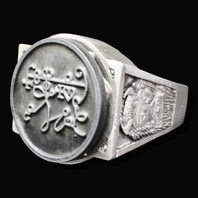 Ancient Israel Ring - Key of Solomon BELETH In Silver - Bricks Masons