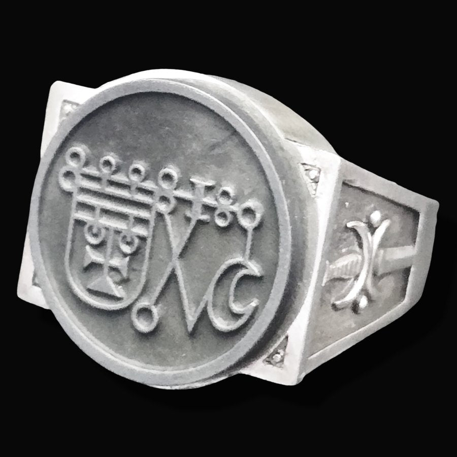 Ancient Israel Ring - Key of Solomon DUKE BATHIN BOTIS - Bricks Masons