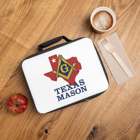 Master Mason Blue Lodge Lunch Bag - Texas Mason Fully Insulated - Bricks Masons
