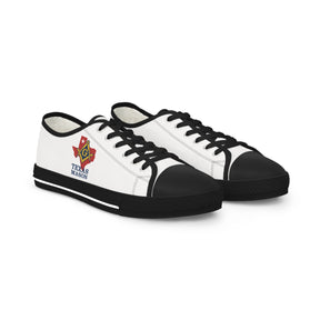 Master Mason Blue Lodge Sneaker - Low Top Sneaker Black & White Texas Mason - Bricks Masons