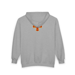 Red Cross of Constantine Hoodie - Zip Up Jacket Embroidered Front & Rear - Bricks Masons