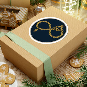 Master Mason Blue Lodge Sticker Decal - Kiss-Cut Colorful - Bricks Masons