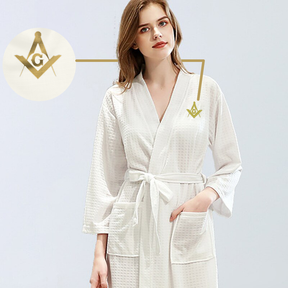 Master Mason Blue Lodge Bathrobe - Various Colors