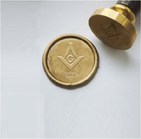 Master Mason Blue Lodge Wax Seal Stamp - Various Sizes