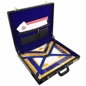 Masonic Apron Case - Black Provincial Hard Briefcase