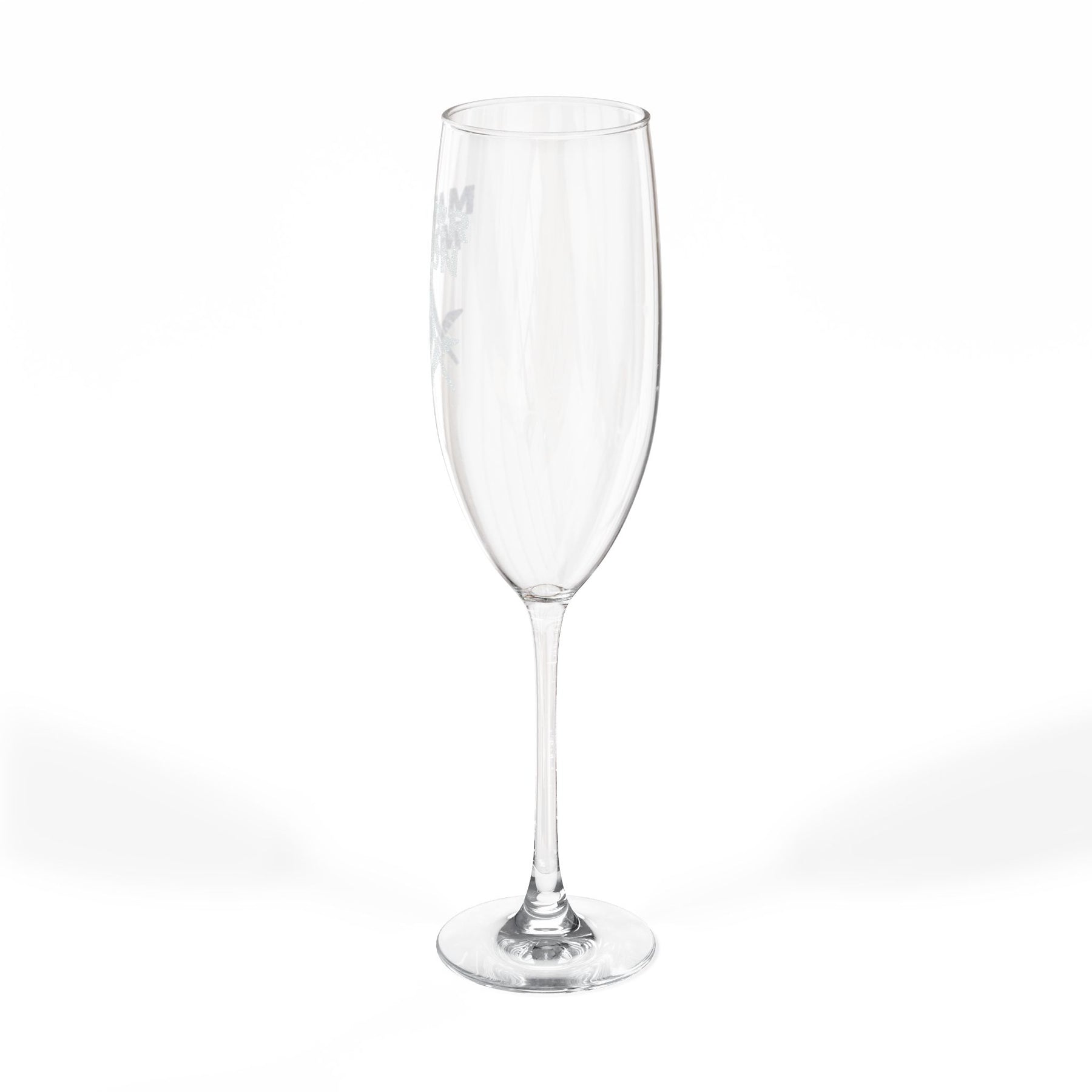 Master Mason Blue Lodge Champagne Flute - Square & Compasses G Emblem - Bricks Masons