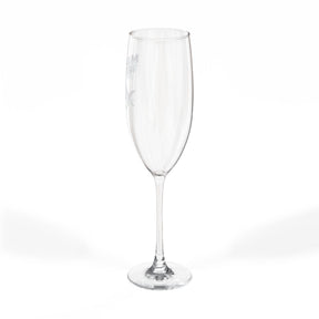 Master Mason Blue Lodge Champagne Flute - Square & Compasses G Emblem - Bricks Masons